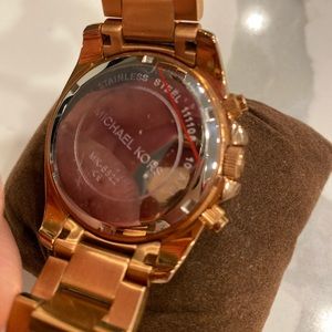 Michael Kors Accessories - Michael Korda Rose Gold Watch with crystals Michael Kors Accessories - Michael Korda Rose Gold Watch with crystals